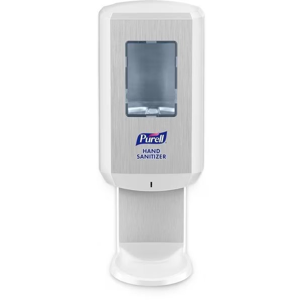 Dispenser, f/CS6 Hand Sanitizer, 1200ml Cap, White/SR, Purell, Mfr#: GOJ652001